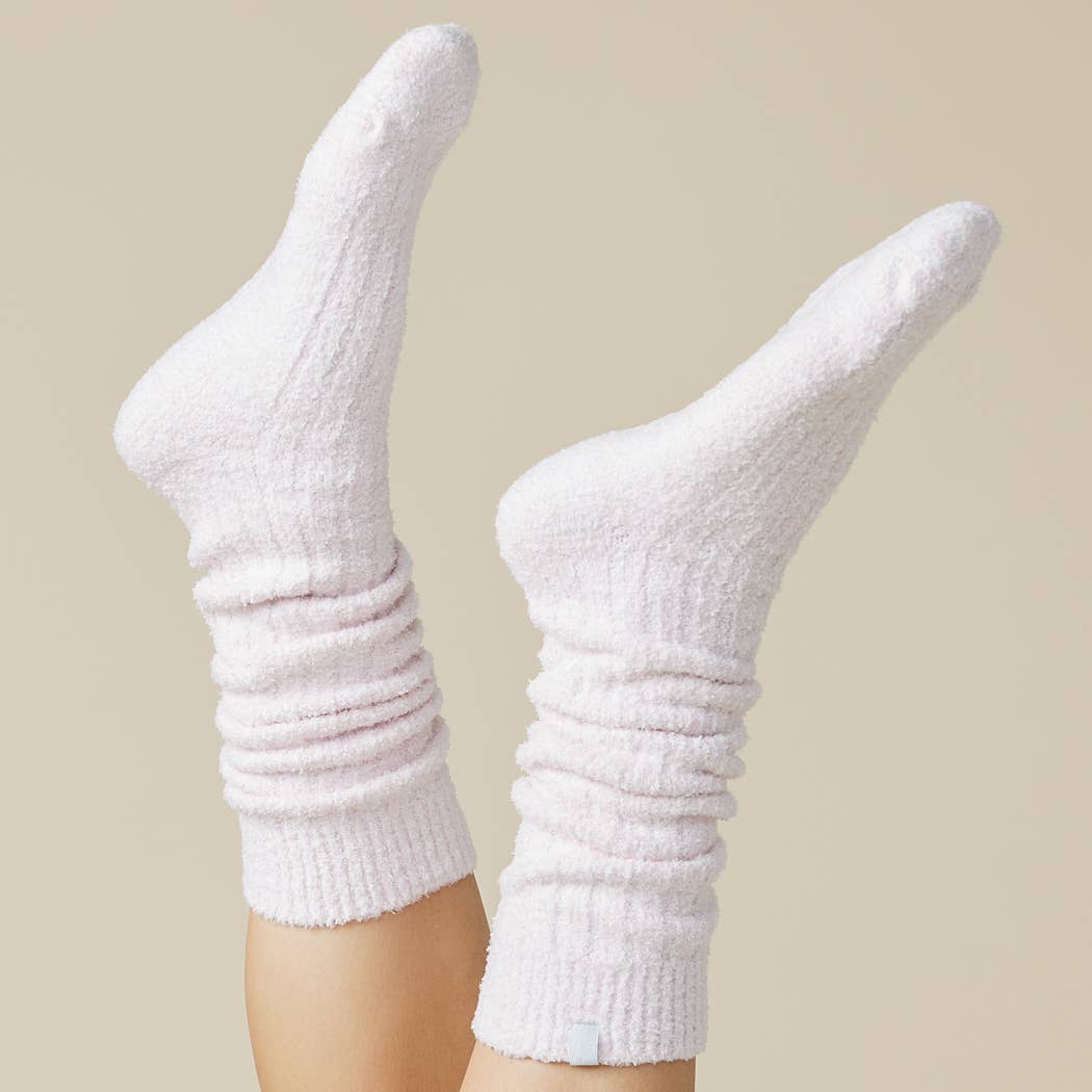 Women's Soft, Cozy, Slouchy Marshmallow Socks with Grippers