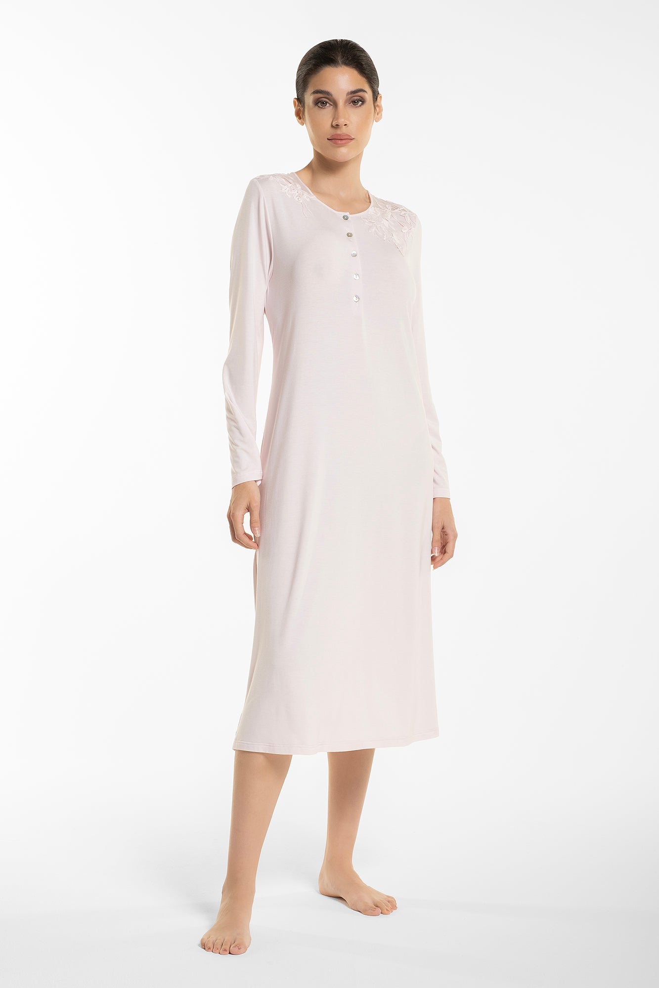 Verdiani's Micromodal Nightdress, available at LaSource in Darien.