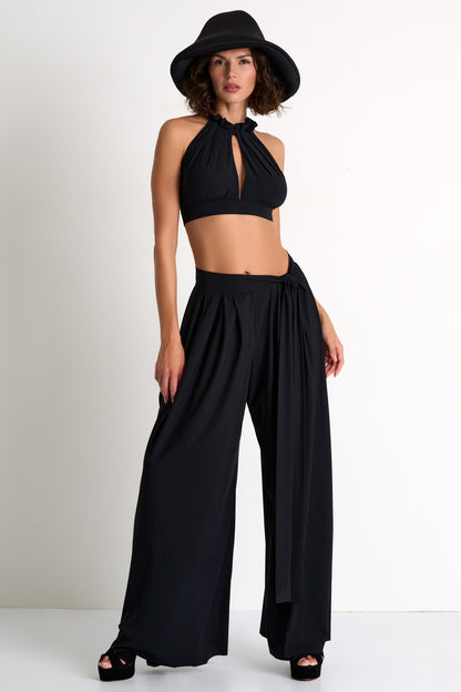 Wide-Leg Palazzo Pants