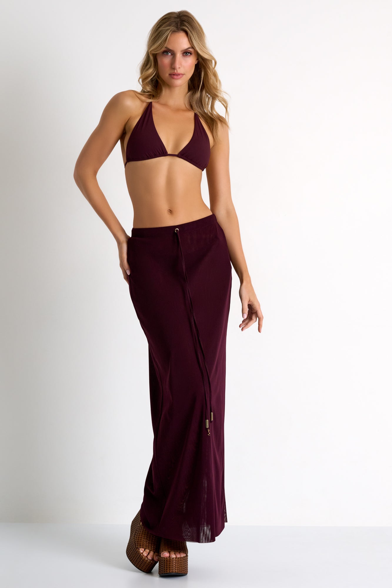 Long Mesh Skirt