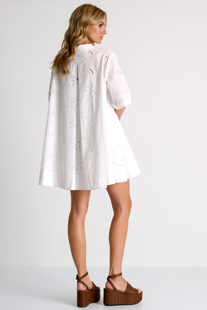 Detailed Lace Ample Dress