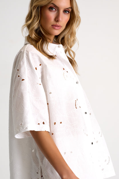 Lili Detailed Lace Shirt