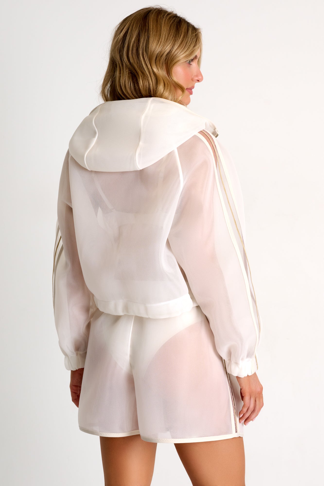 Nelly 3D Mesh Bomber Jacket