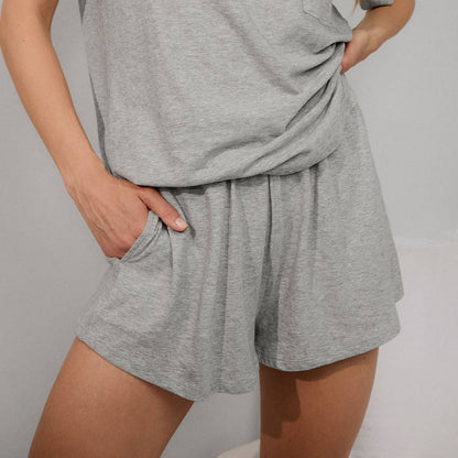 Organic Pima Tee Short Set