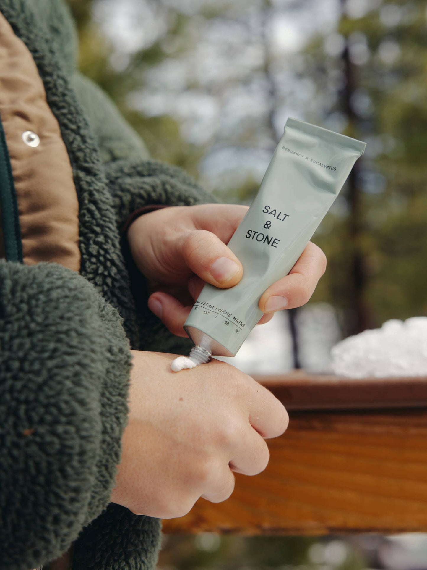 Salt and Stone Bergamot & Hinoki Hand Cream, available at LaSource in Darien