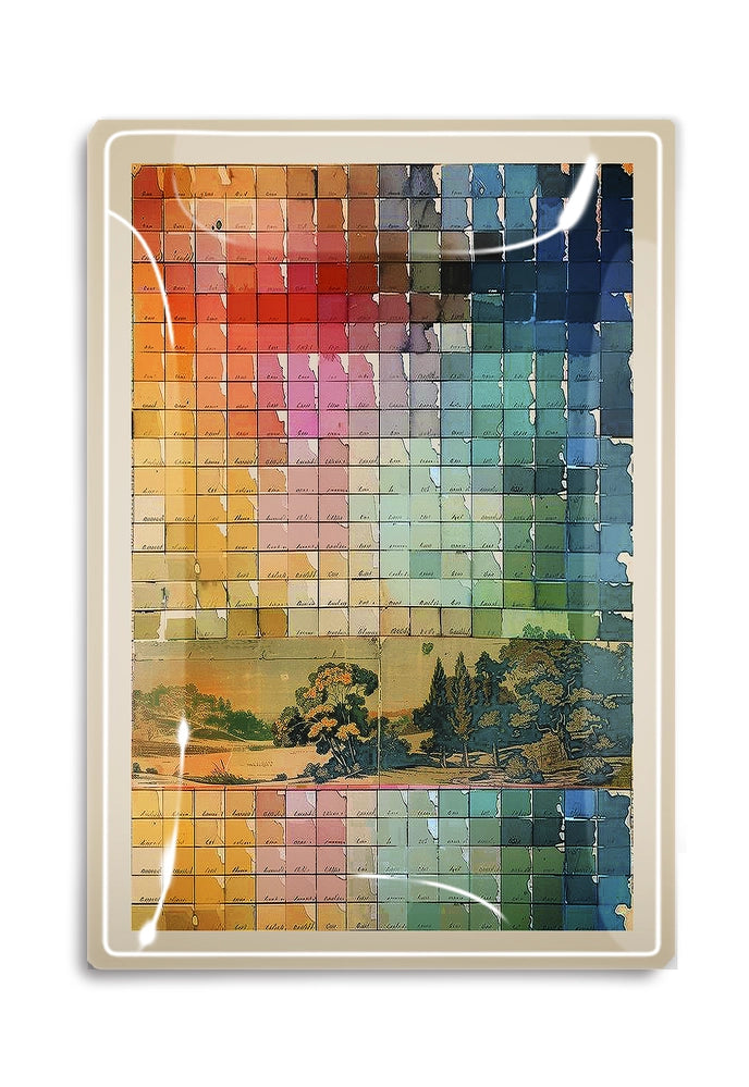 The Painter’s Garden Decoupage Glass Tray