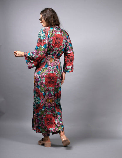 Long Sleeve Garden Kimono