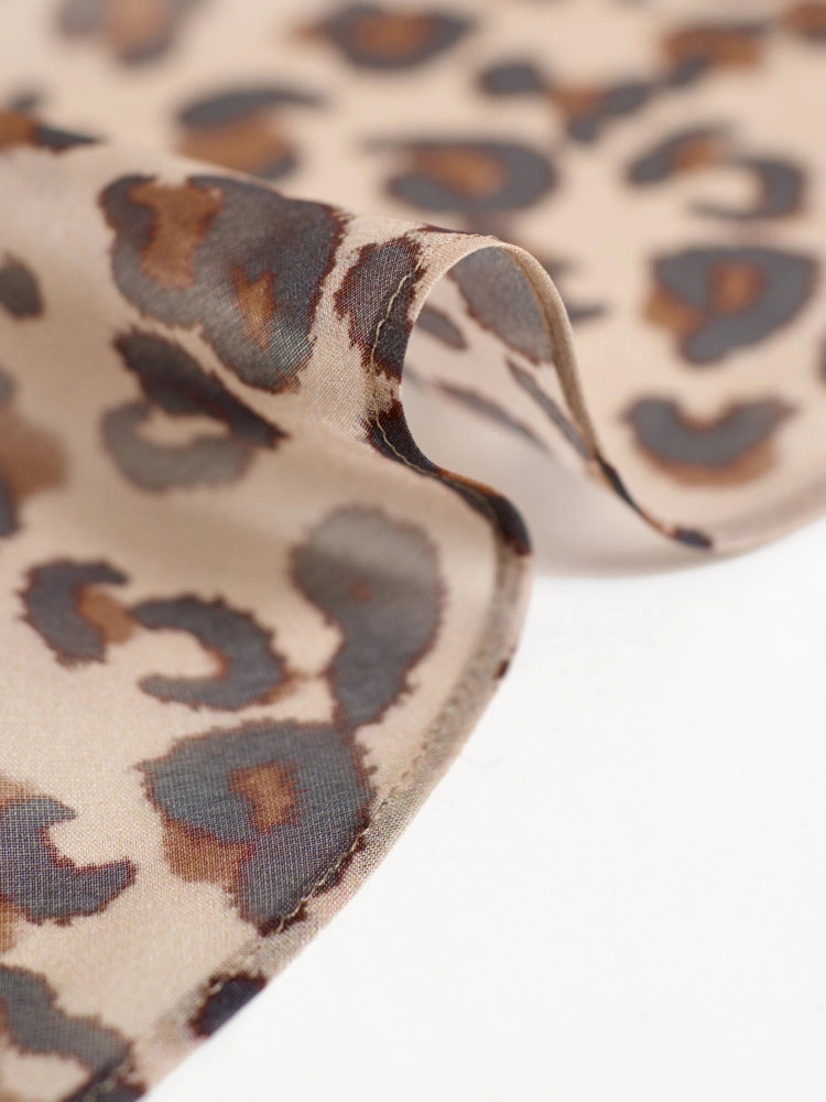 Spot Chic Silk Chiffon Neck Scarf