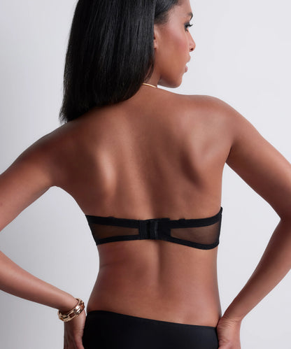 Sheer Emotion Bandeau Plunge Bra