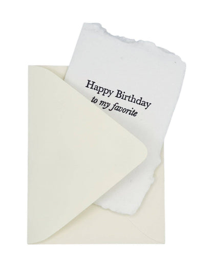 Happy Birthday To My Favorite Card