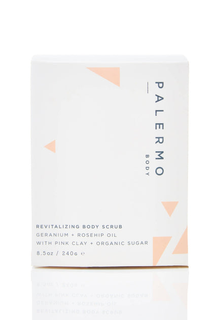 Palermo Body 8.5 oz. Revitalizing Body Scrub  available at LaSource in Darien