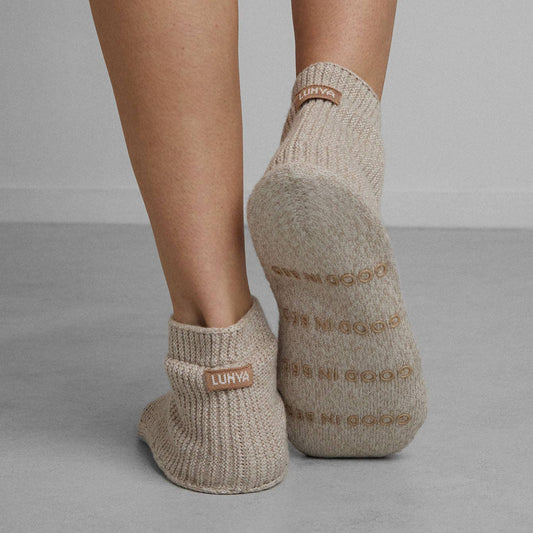 Cozy Cotton Silk Slipper Socks