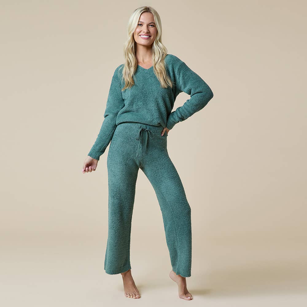 Oprah's Fave 2024 - Solid Marshmallow V-Neck Lounge Set