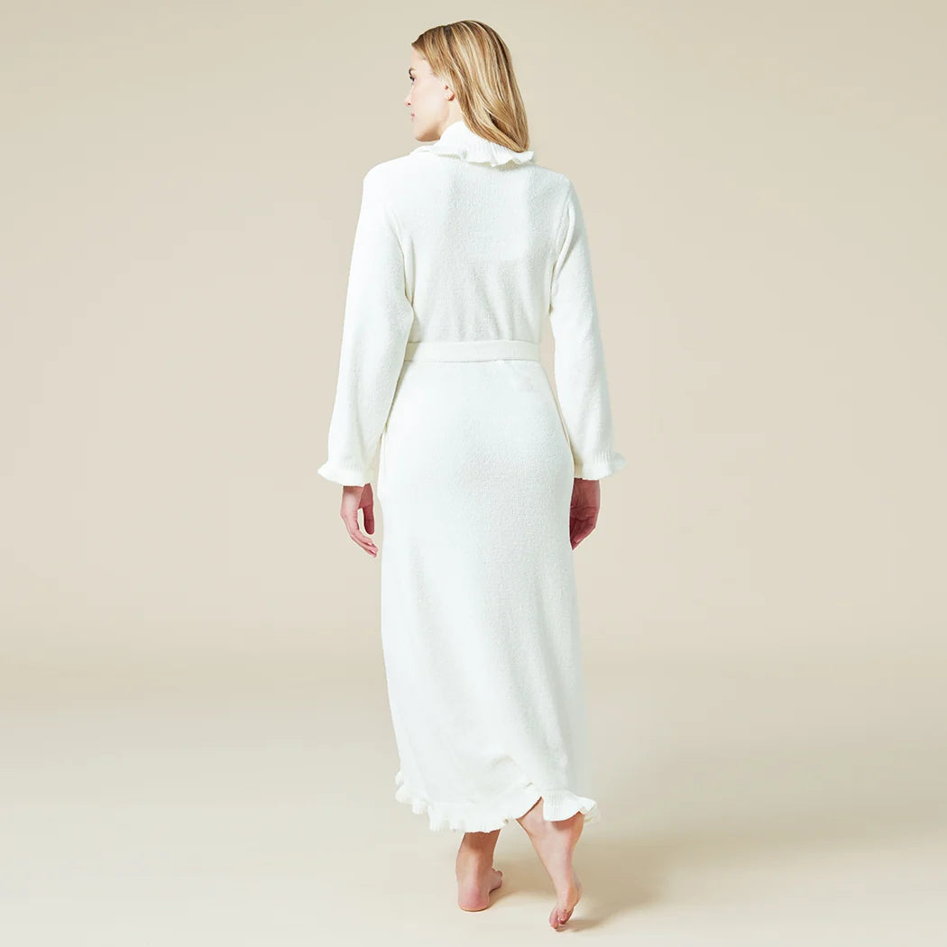 Ruffle Chenille Robe
