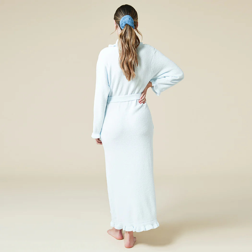 Ruffle Chenille Robe