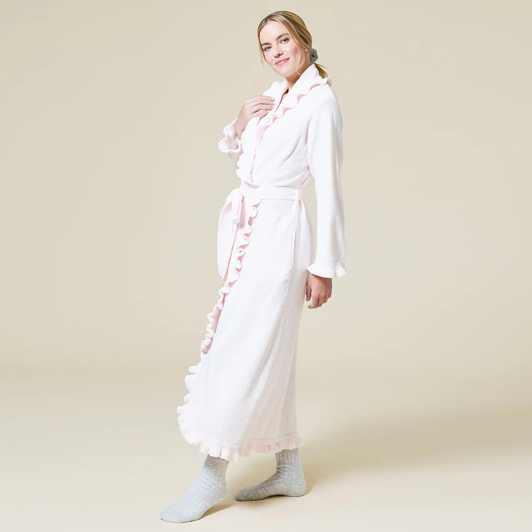 Ruffle Chenille Robe