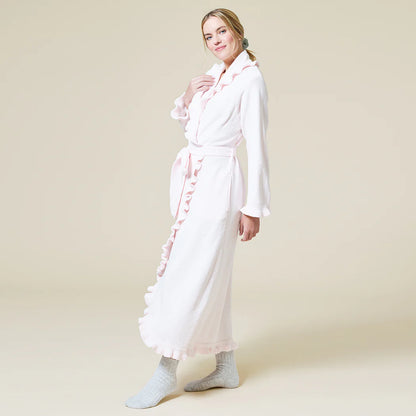 Ruffle Chenille Robe