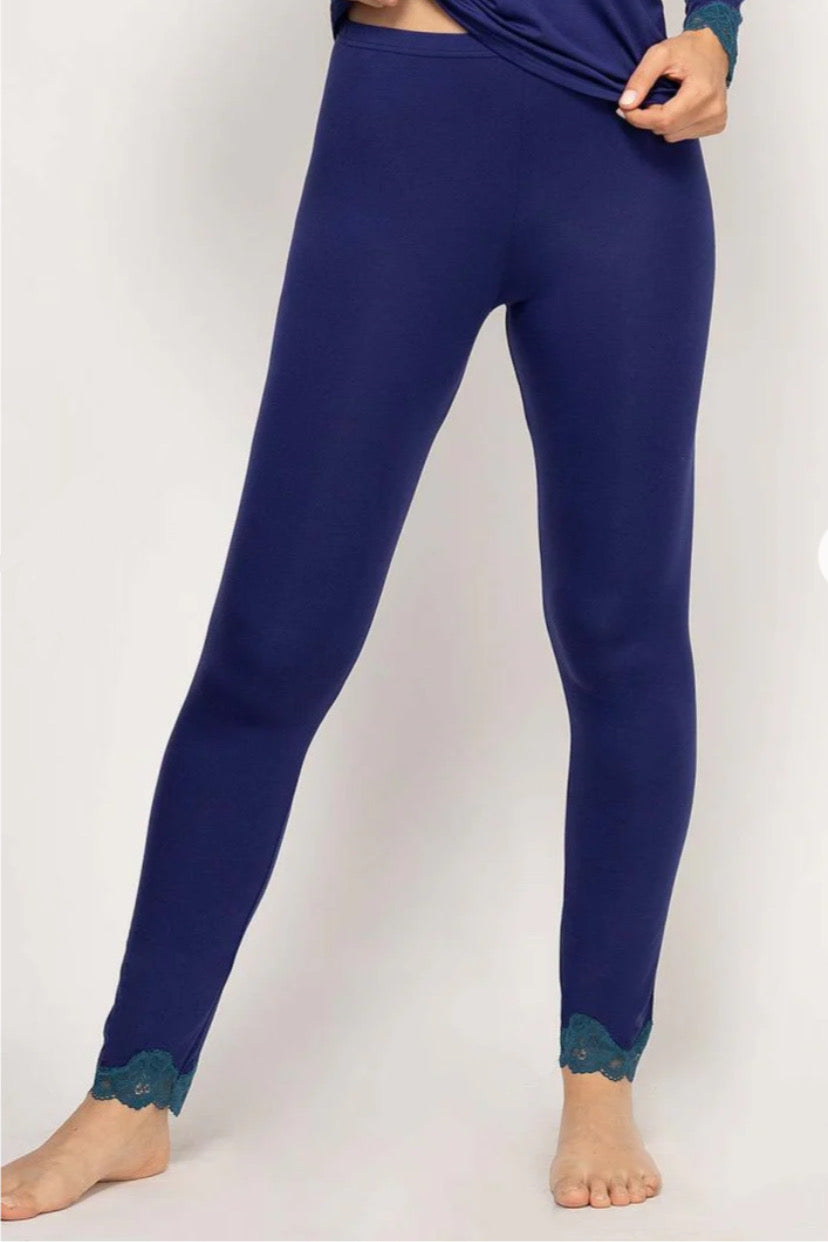   Antigel - Simply Perfect Pajama Legging in Blue-Purple, available at LaSource in Darien