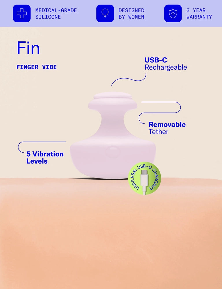 Fin Wearable Finger Vibrator