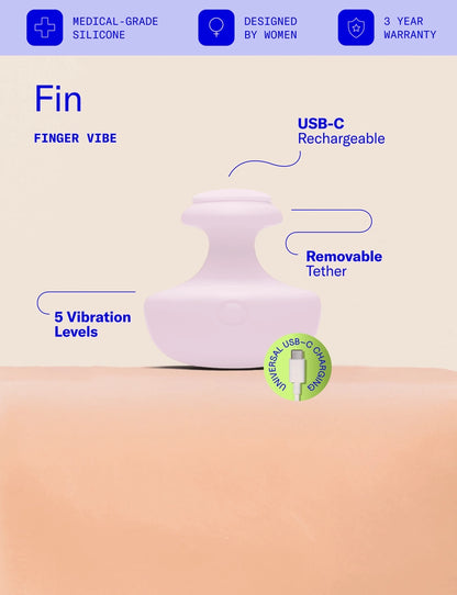 Fin Wearable Finger Vibrator