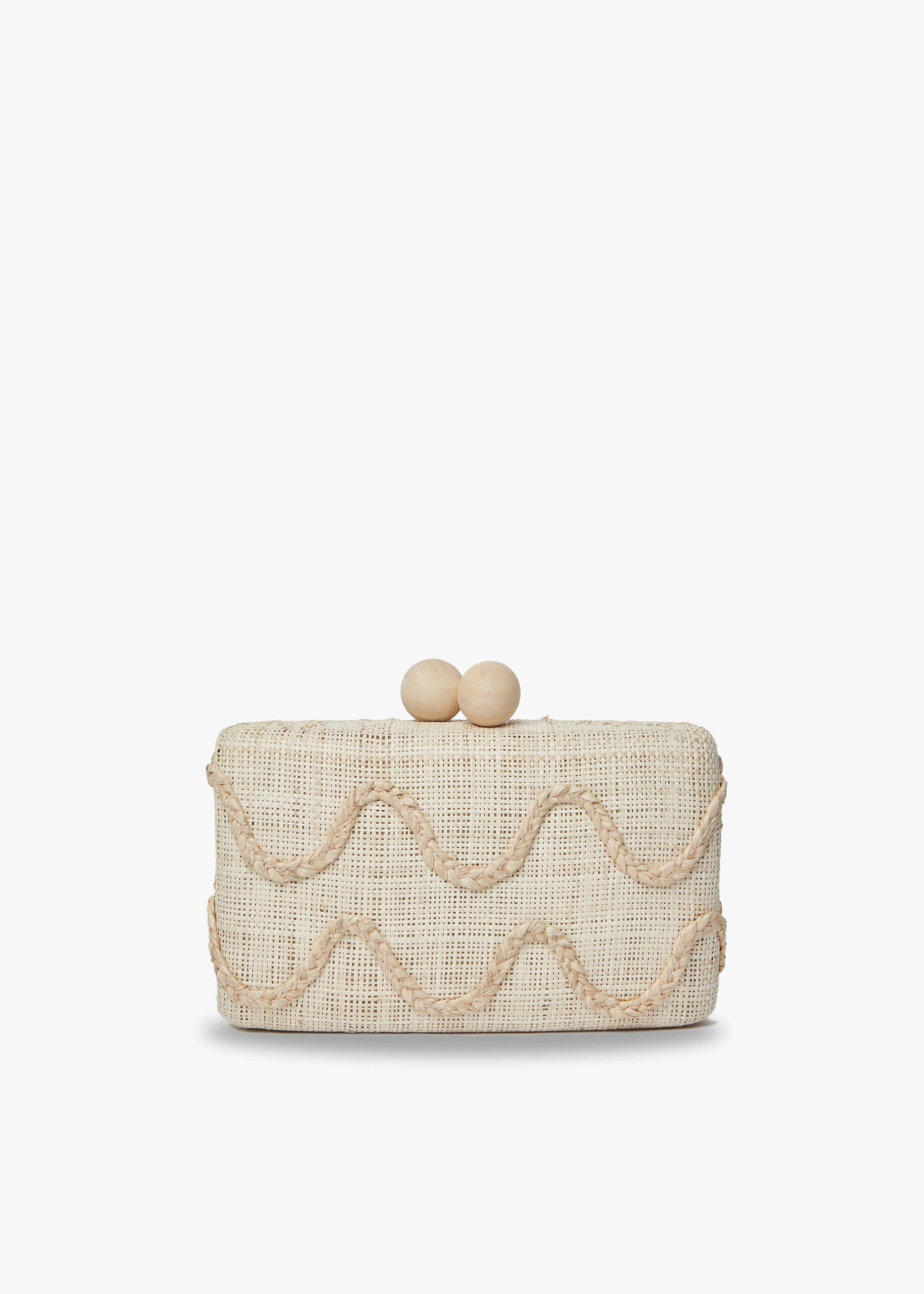 Kayu - Tierra Clutch in Natural, available at LaSource in Darien