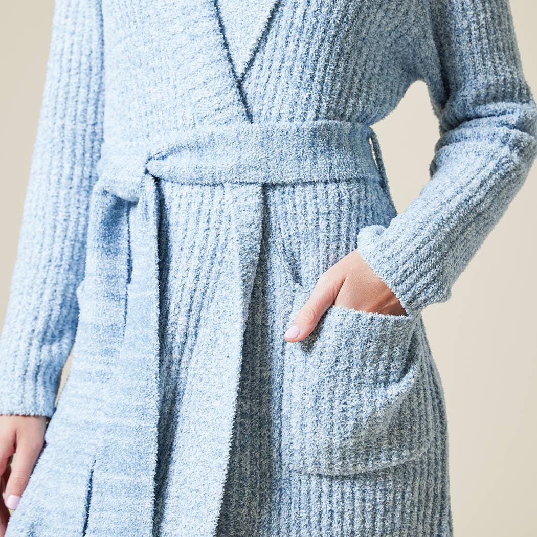 Marshmallow Rib Wrap Robe