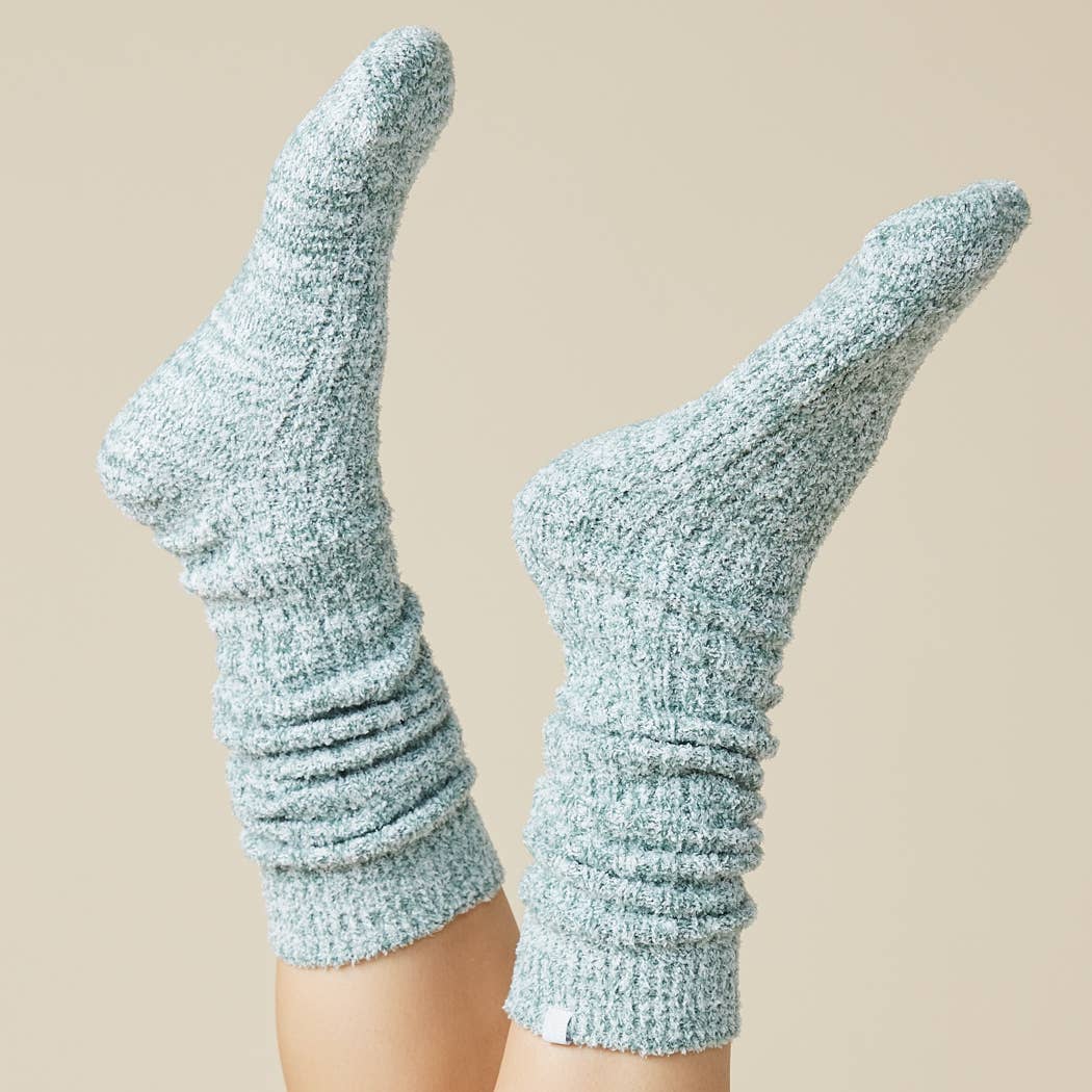 Women's Soft, Cozy, Slouchy Marshmallow Socks with Grippers