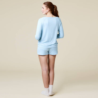 Dream Boat Neck LS Top and Short Set