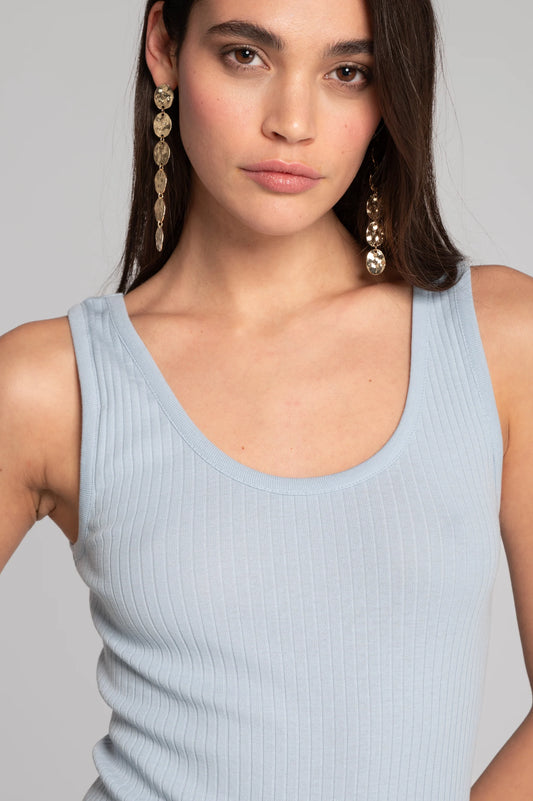 Ribbed Cotton Tank Top