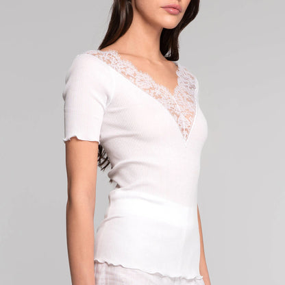 Ribbed Chantilly T-Shirt