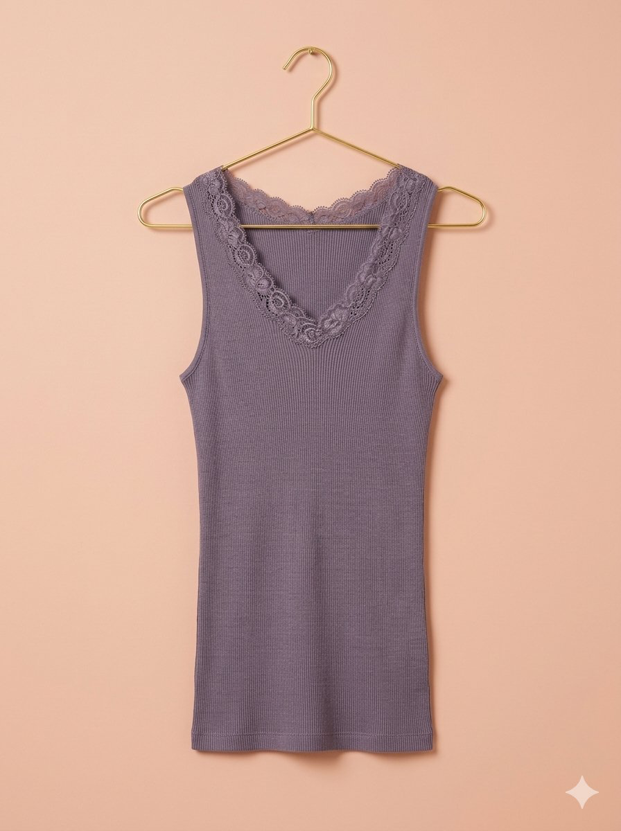 Wool and Silk Tank Top