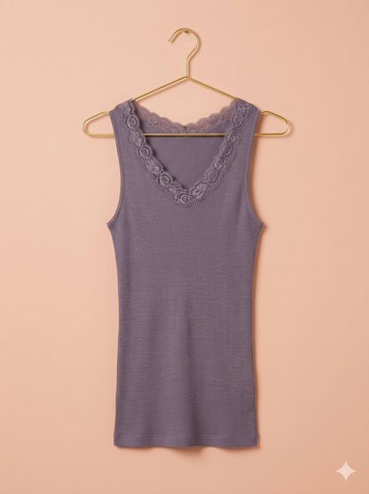 Wool and Silk Tank Top