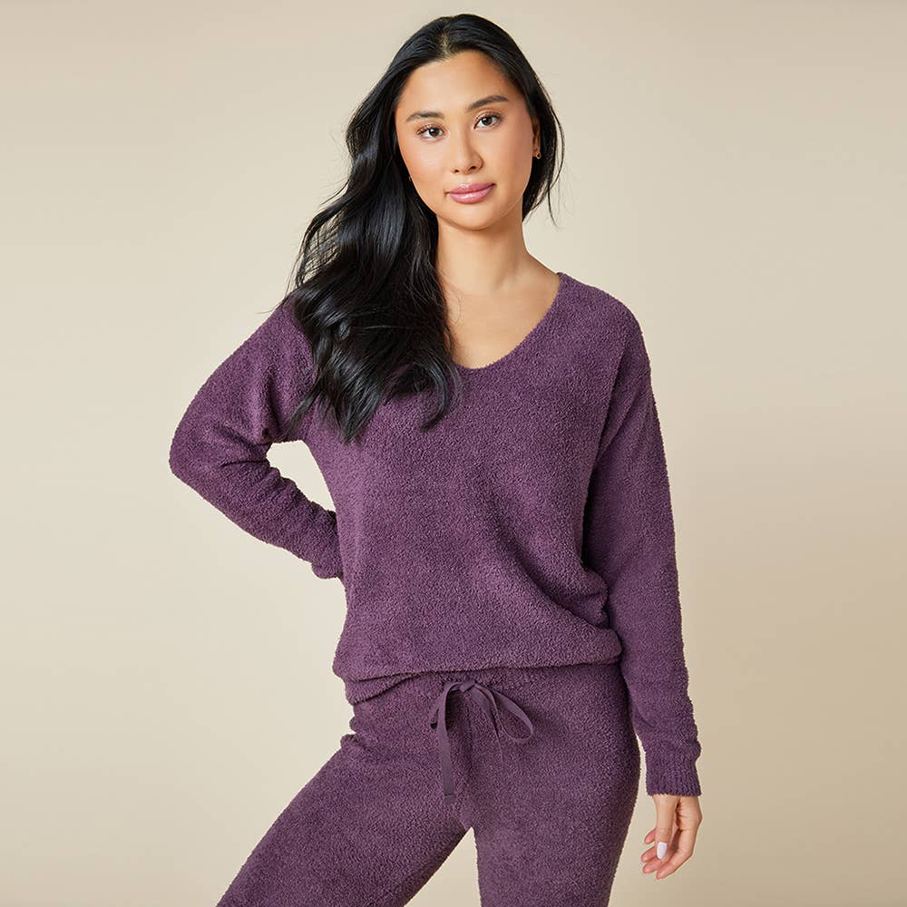 Oprah's Fave 2024 - Solid Marshmallow V-Neck Lounge Set