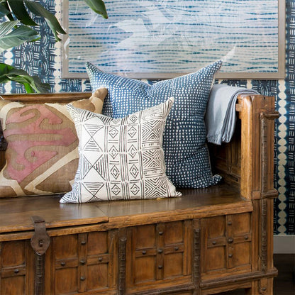Arrows Indigo Pillow