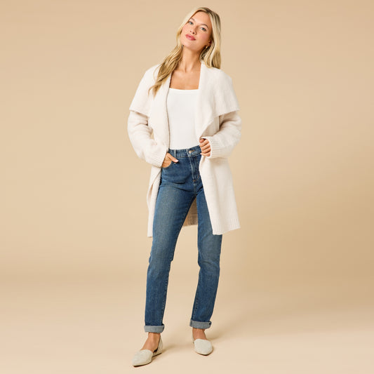 Ultra-Marshmallow Wrap Cardigan