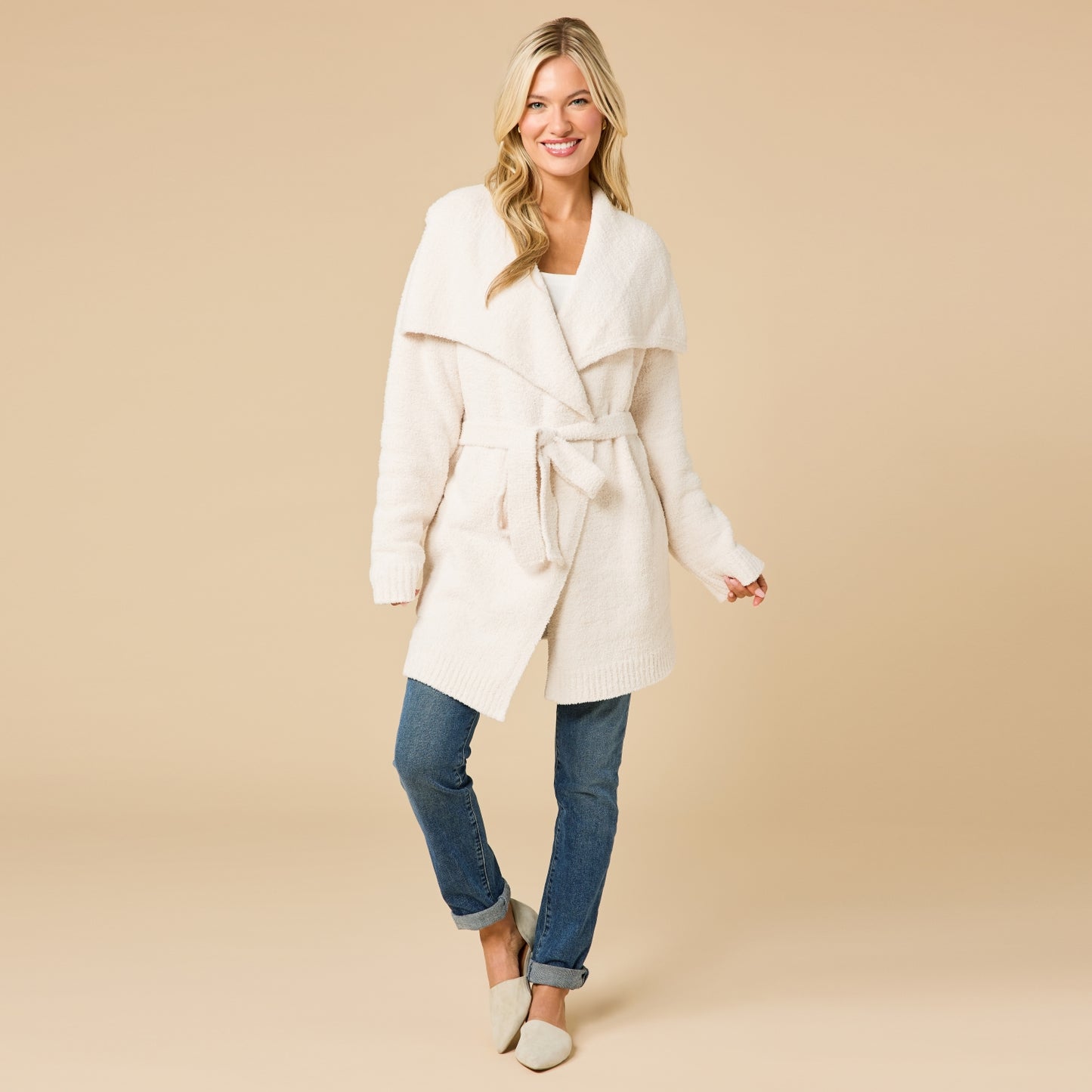 Ultra-Marshmallow Wrap Cardigan
