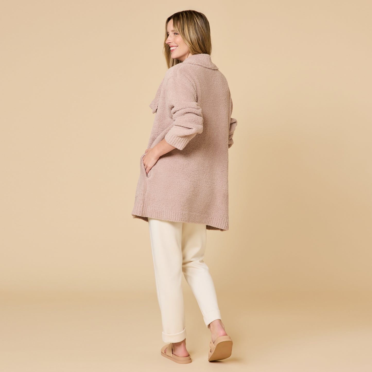 Ultra-Marshmallow Wrap Cardigan