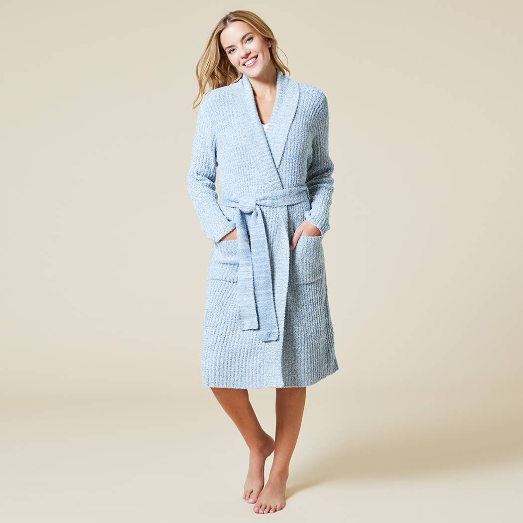 Marshmallow Rib Wrap Robe