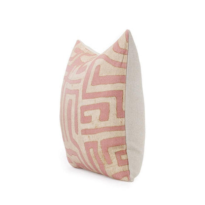 Terracotta Classic Kuba Cloth Pillow