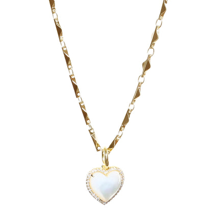 Mother of Pearl Pendant Necklace