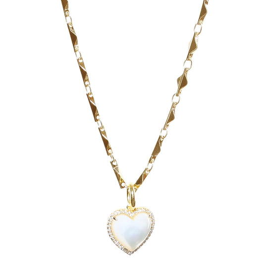 Mother of Pearl Pendant Necklace