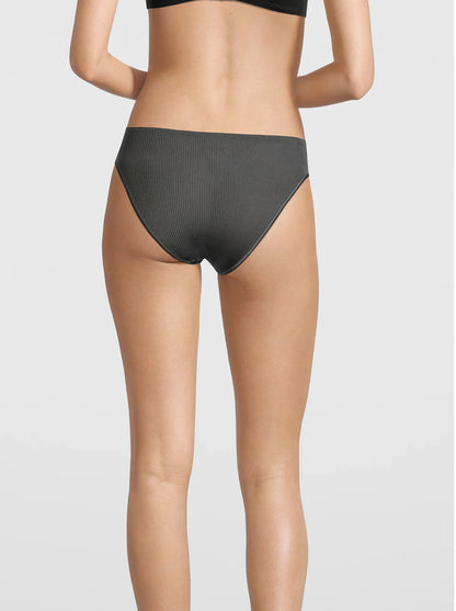Middle Rise Ribbed Brief