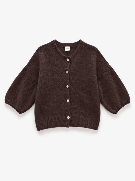 Cloudy Mohair Cardigan