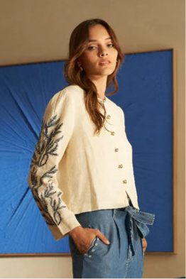 Ali Jacket in Gardenia