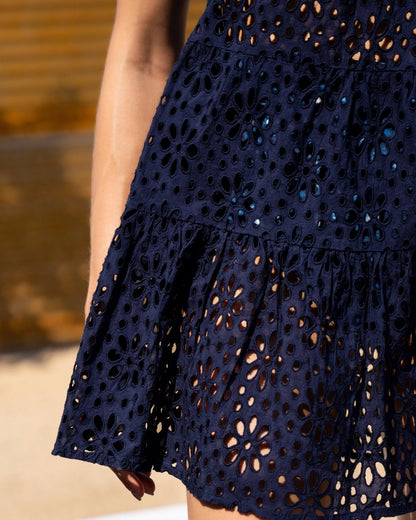 Kelly Seaside Eyelet Dress