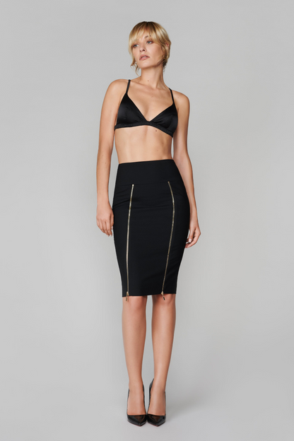 Le Vestiaire Zip Skirt
