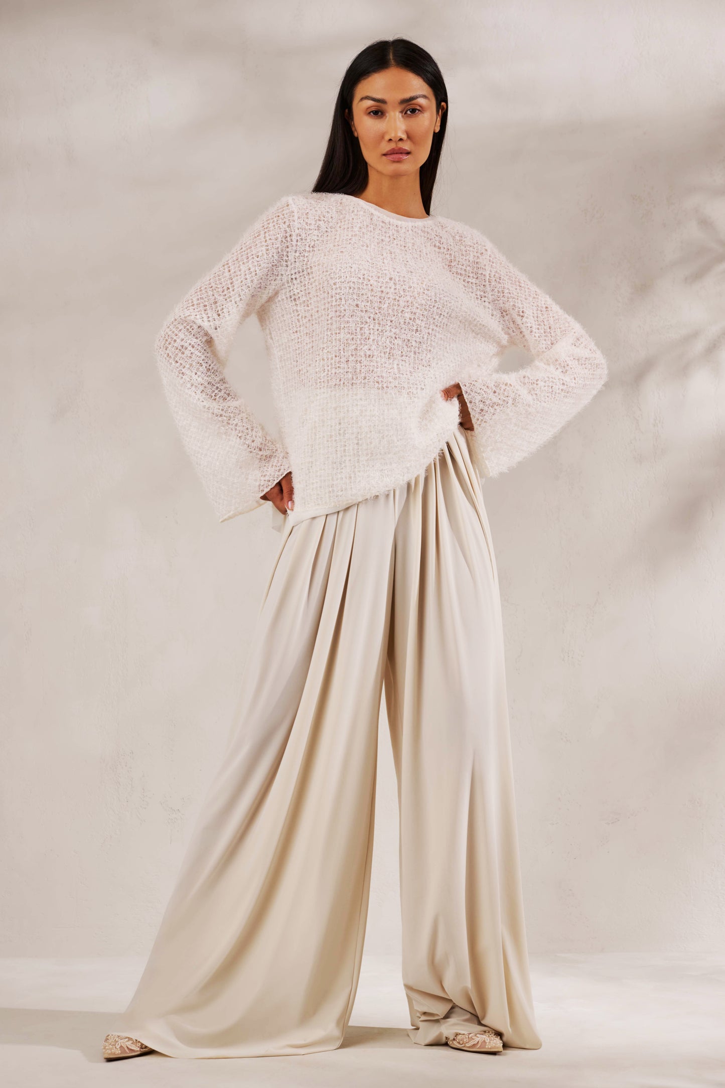 Wide-Leg Palazzo Pants