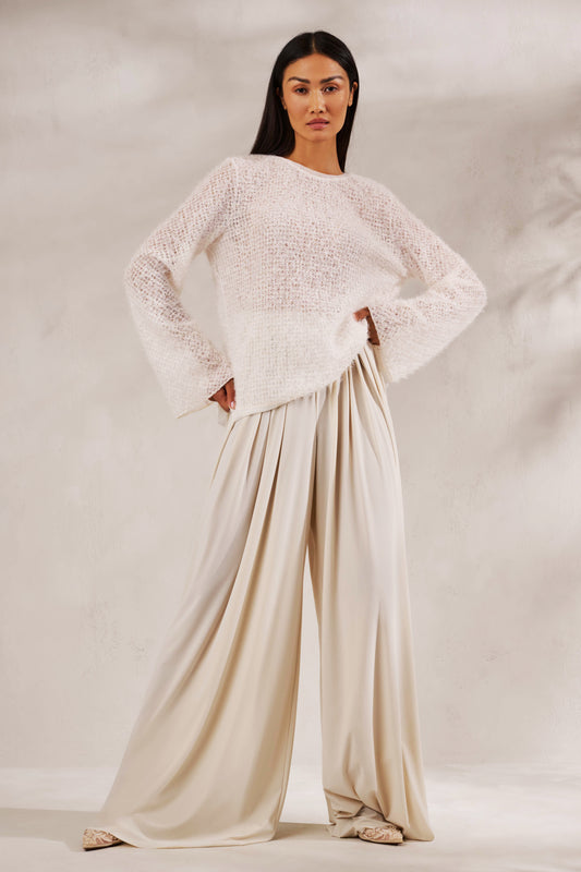 Wide-Leg Palazzo Pants