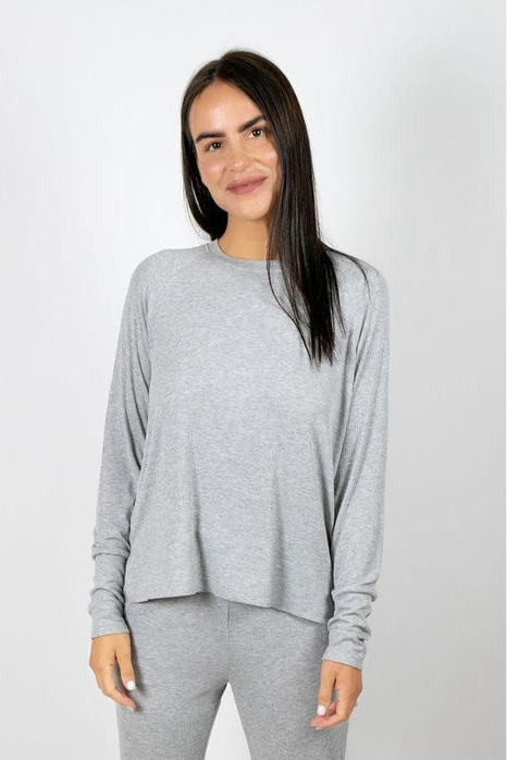 Ribbed Long Sleeve Top