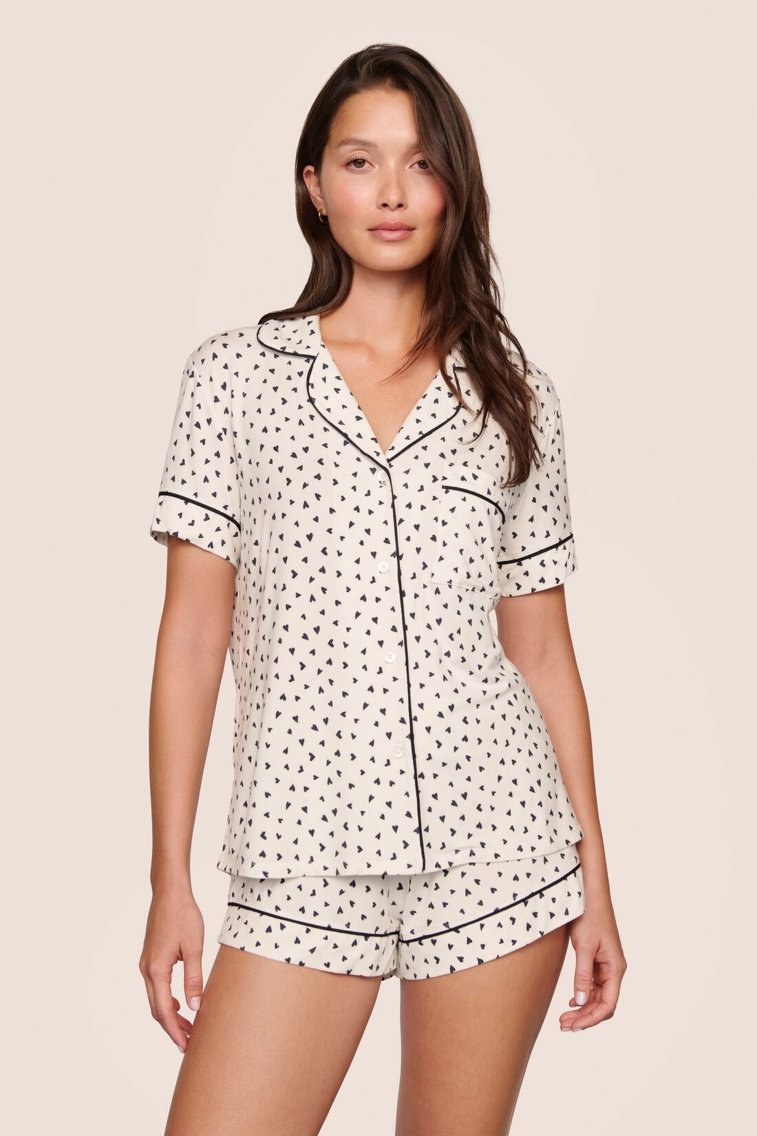 Gisele Printed Relaxed Short PJ Set